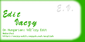 edit vaczy business card